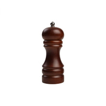Load image into Gallery viewer, T&amp;G Dark Stained Hevea Capstan Pepper Mill - 15cm
