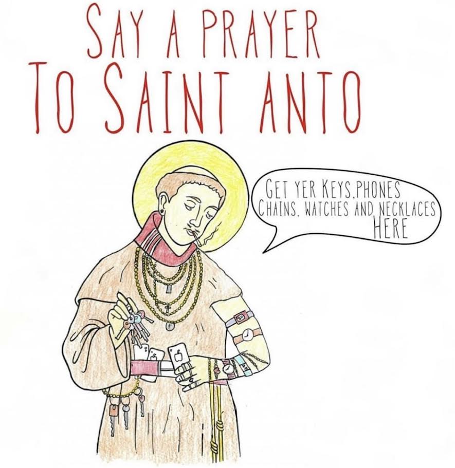 Saint Anto Greeting Card