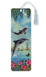 3D Dolphin Bookmark