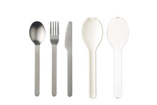 Load image into Gallery viewer, Mepal Ellipse Cutlery Set - White
