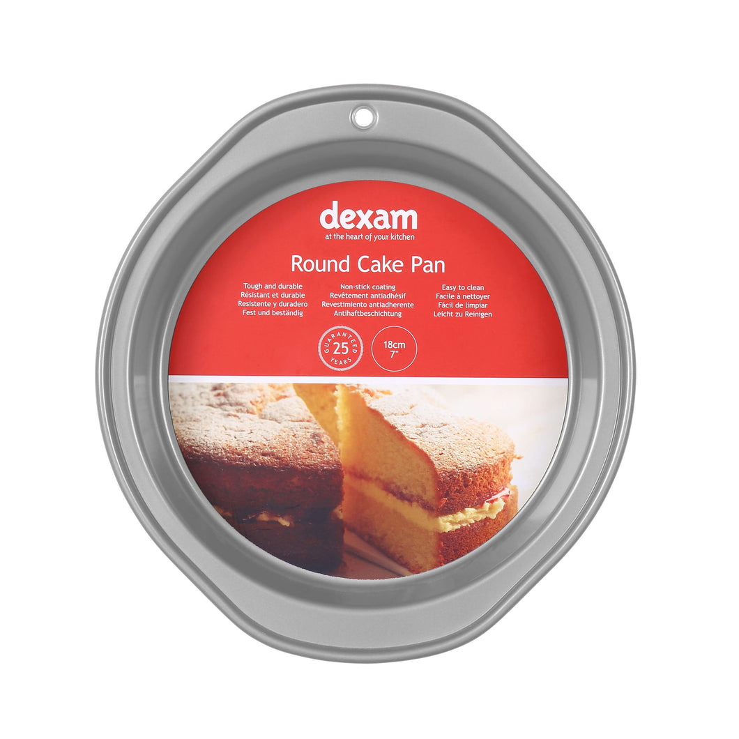 Dexam Non-Stick Round Cake Pan - 7