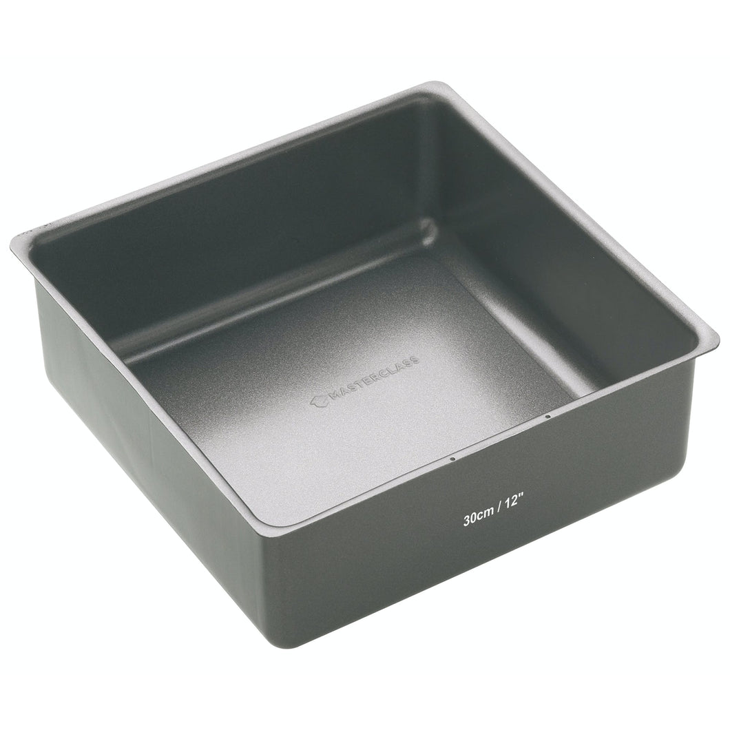 MasterClass Non-Stick Deep Loose Base Cake Pan - Square 12