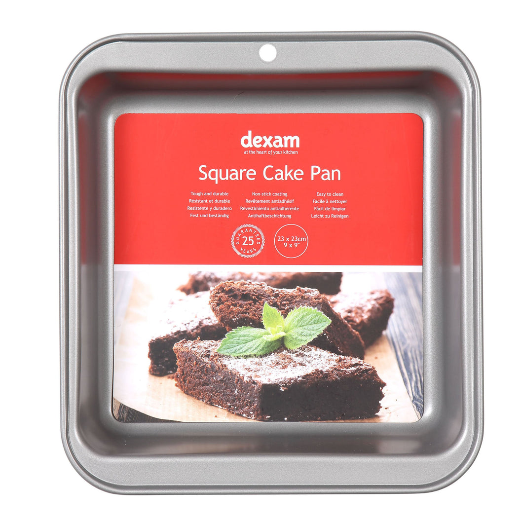Dexam Non-Stick Square Cake Pan - 9