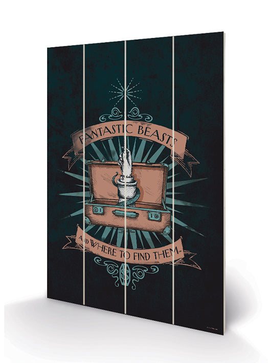 Fantastic Beasts Wooden Print