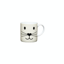 Load image into Gallery viewer, KitchenCraft Porcelain Espresso Cup - Cat Face
