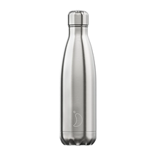 Load image into Gallery viewer, Chilly&#39;s 500ml Bottle - Stainless Steel
