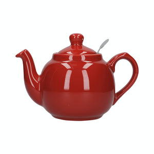 London Pottery 6 Cup Farmhouse Filter Teapot - Red