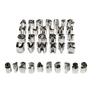 PME Alphabet & Number Cutter Set - Stainless Steel