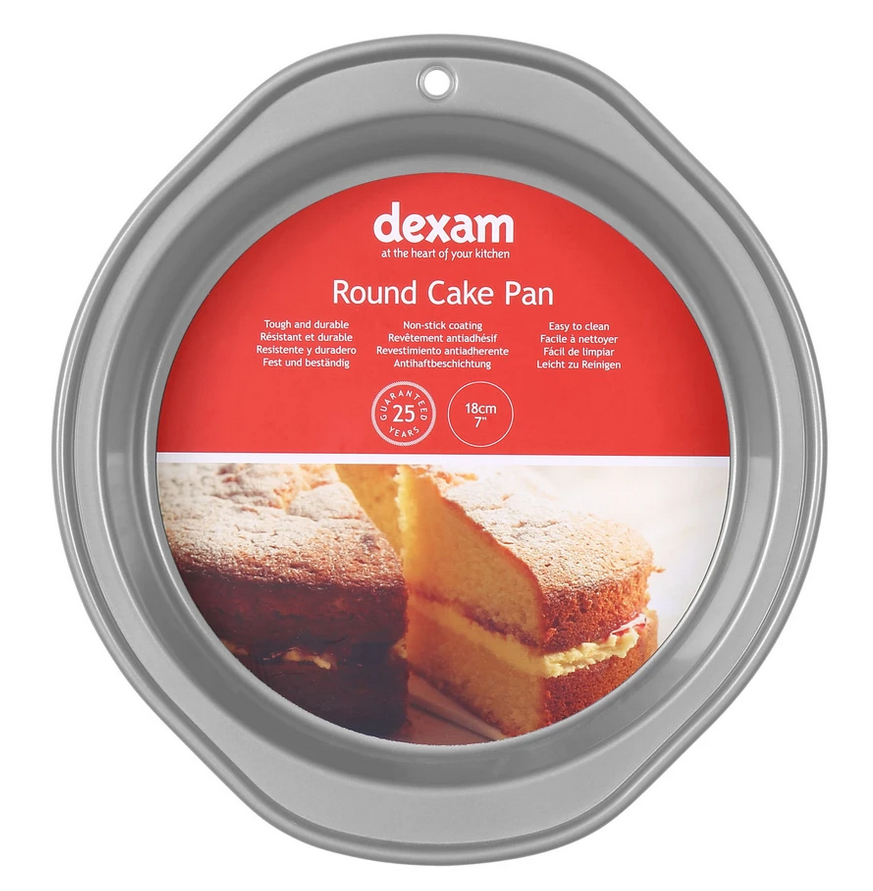 Dexam Non-Stick Round Cake Pan - 8