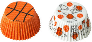 Decora Baking Cups - Basketball