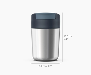 Joseph Joseph Sipp Steel Travel Mug - 340ml Anthracite