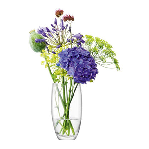 LSA Barrel Bouquet Vase 20cm - Clear