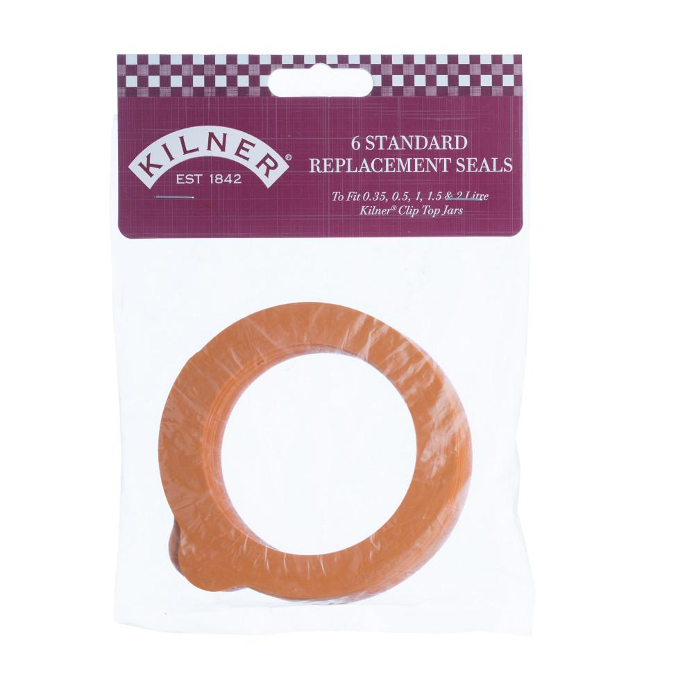 Kilner Replacement Rubber Seals - Standard, Pack of 6