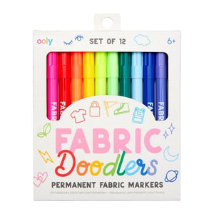 Fabric Doodlers Markers - Set of 12