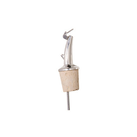 Bar Professional Stainless Steel & Cork Pourer With Cap - Individual