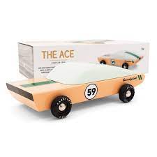 The Ace wooden car