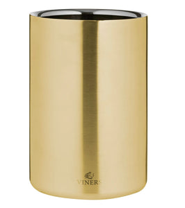 Viners Barware Double Wall Wine Cooler -  1.3 Litre, Gold