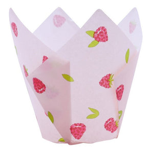 PME Tulip Muffin Cases - Raspberry