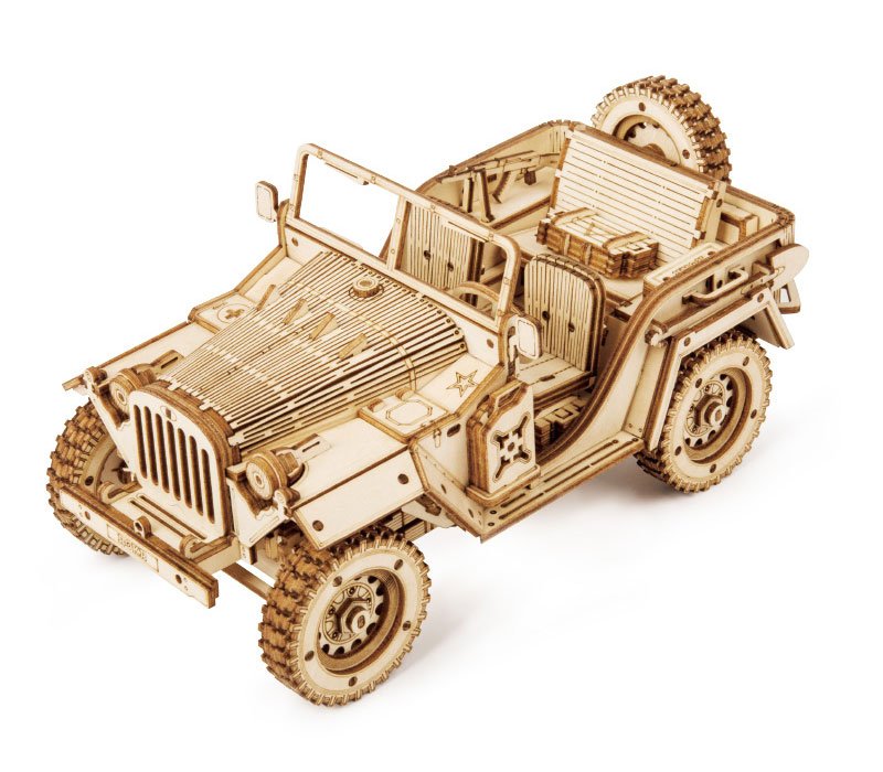 Robotime Army Field Car