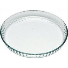 Load image into Gallery viewer, Pyrex Glass Fluted Flan/Quiche Dish - 30cm
