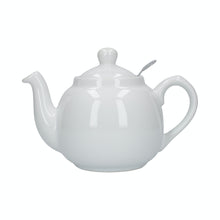 Load image into Gallery viewer, London Pottey 6 Cup Farmhouse Filter Teapot - White
