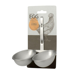 Eddingtons Double Silver Egg Poacher