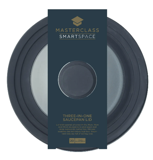MasterClass Smart Space Three In One Saucepan Lid