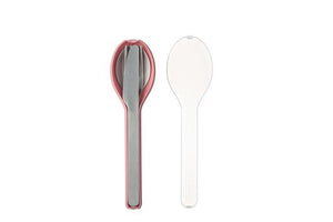 Mepal Ellipse Cutlery Set - Nordic Pink