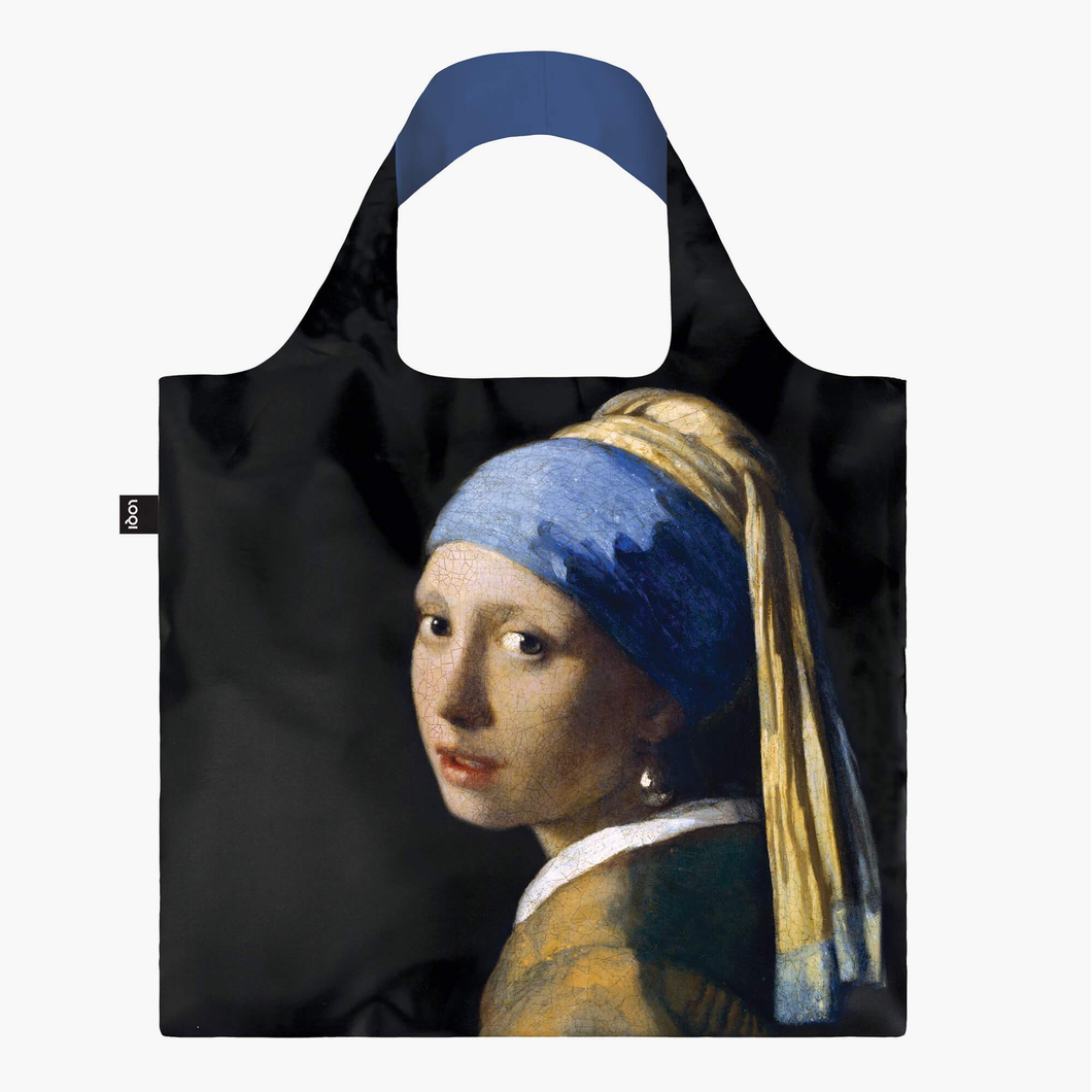 LOQI Johannes Vermeer Girl With A Pearl Earring Recycled Bag