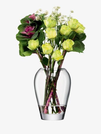 LSA Flower Garden Bouquet Vase - Clear (25cm)