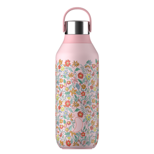 Chilly's Series 2 500ml Bottle Liberty Summer Sprigs - Blush Pink