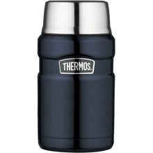 Load image into Gallery viewer, Thermos Navy Blue Food Flask - 710ml
