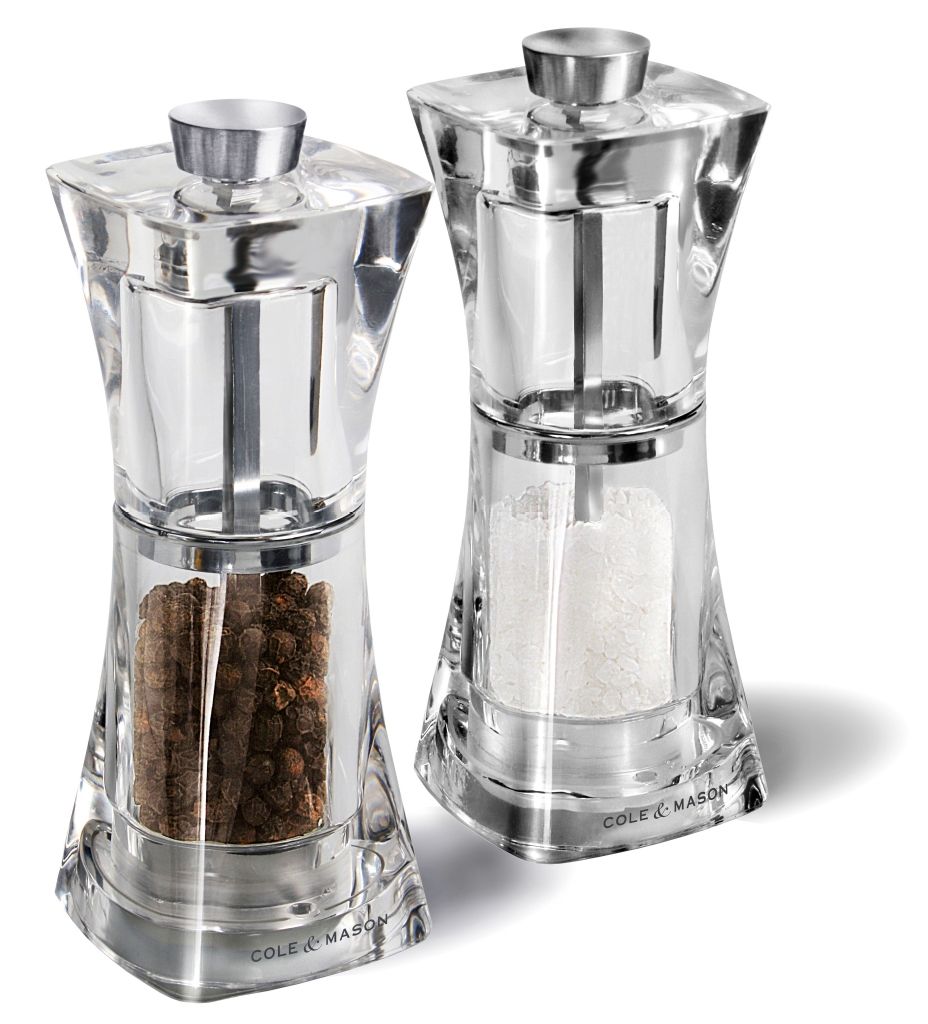 Cole & Mason Precision Crystal Salt & Pepper Mill Set