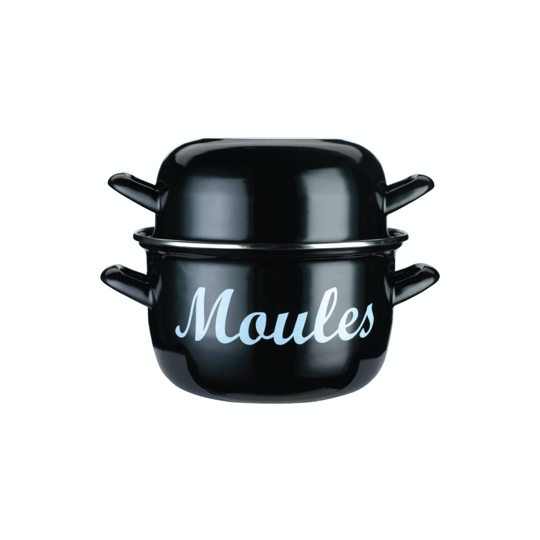 World of Flavours Enamelled Steel Mussel Pot