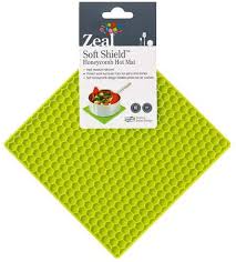 Zeal Silicone Honey Comb Trivet - Lime