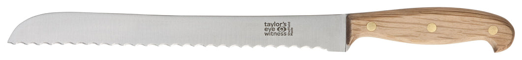 Taylor's Eye Witness Heritage - Bread Knife, Oak