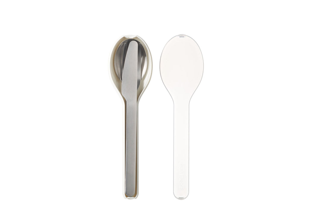 Mepal Ellipse Cutlery Set - White