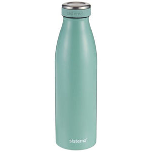 Sistema Stainless Steel Bottle 500ml - Assorted colours