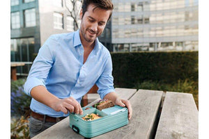 Mepal Large Bento Lunch Box 'Take a Break' - Nordic Green
