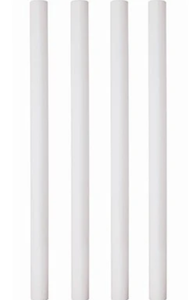 PME Pack of 4 Plastic Dowel Rods - 12.5"