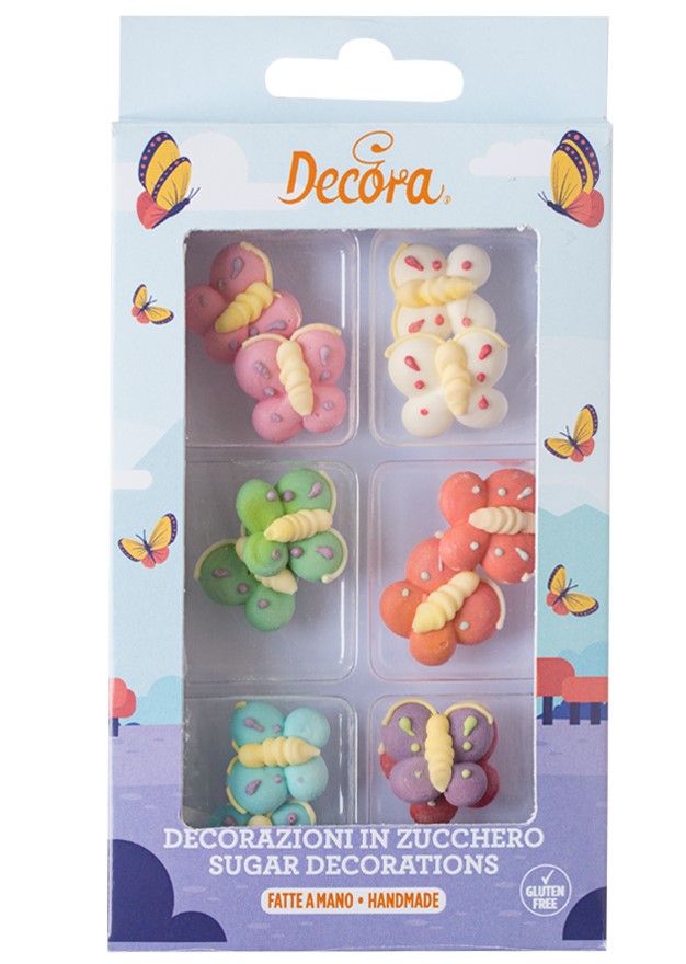 Decora Sugar Decorations - Butterfly