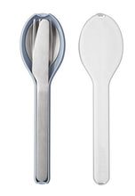 Load image into Gallery viewer, Mepal Cutlery Set Ellipse 3 pcs - Nordic Blue
