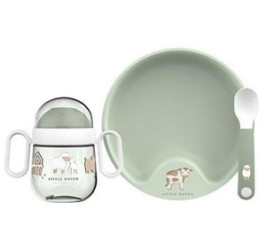Mepal Mio Baby Dinnerware 3 Piece Set Little Farm