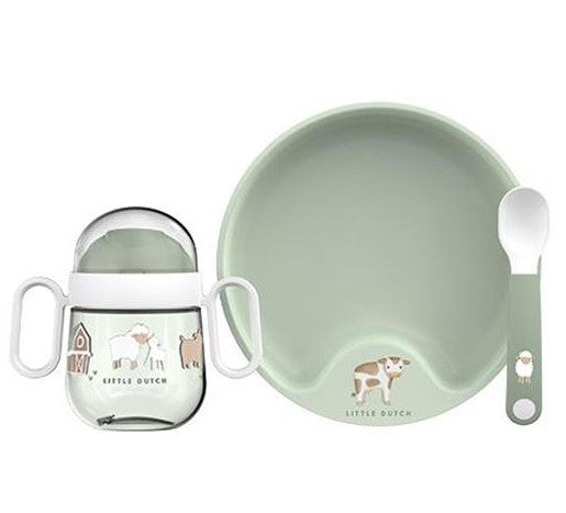 Mepal Mio Baby Dinnerware 3 Piece Set Little Farm