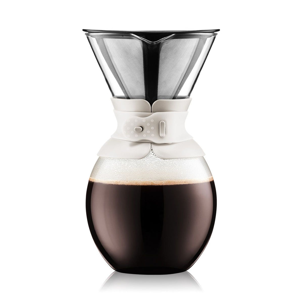Bodum Pour Over Coffee Maker with Permanent Stainless Steel Filter, 12 cup, 1.5 l, 51 oz 