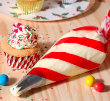 Load image into Gallery viewer, PME Christmas Disposable Icing Piping Bags -  Candy Cane
