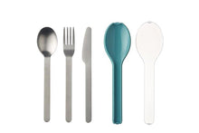 Load image into Gallery viewer, Mepal Ellipse  Cutlery Set - Nordic Green
