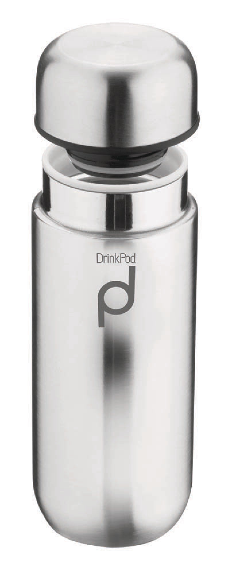 Grunwerg 200ml Drink Pod Insulated Flask - Stainless Steel