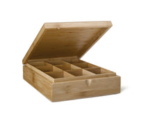 Load image into Gallery viewer, Bredemeijer Bamboo Tea Box  9 Compartments
