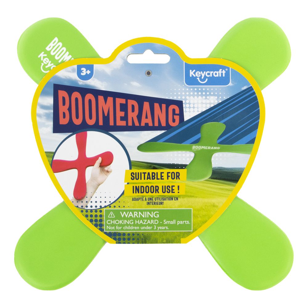 Keycraft Indoor Boomerang (Assorted Colours)
